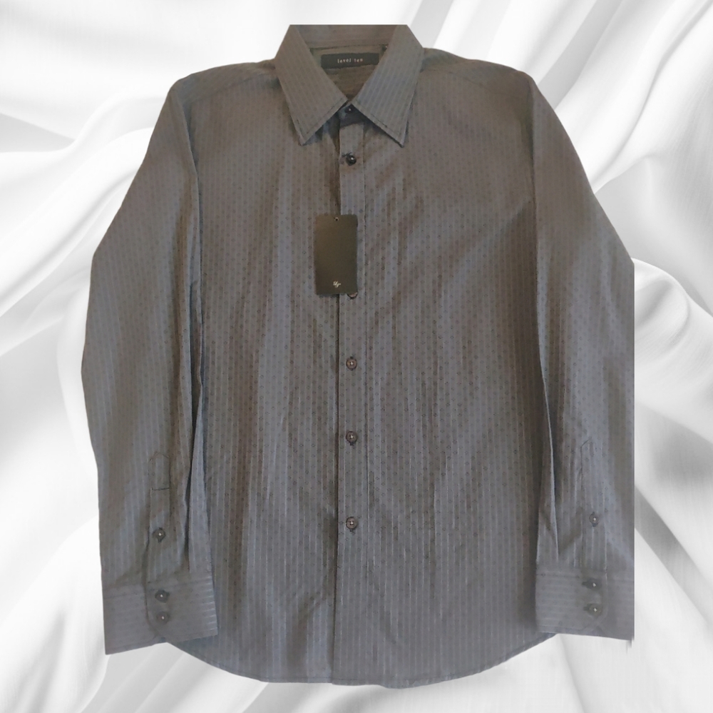 Level Ten Button Up Shirt Men's Size Large Long SleeveLevel Ten Button Up Shirt